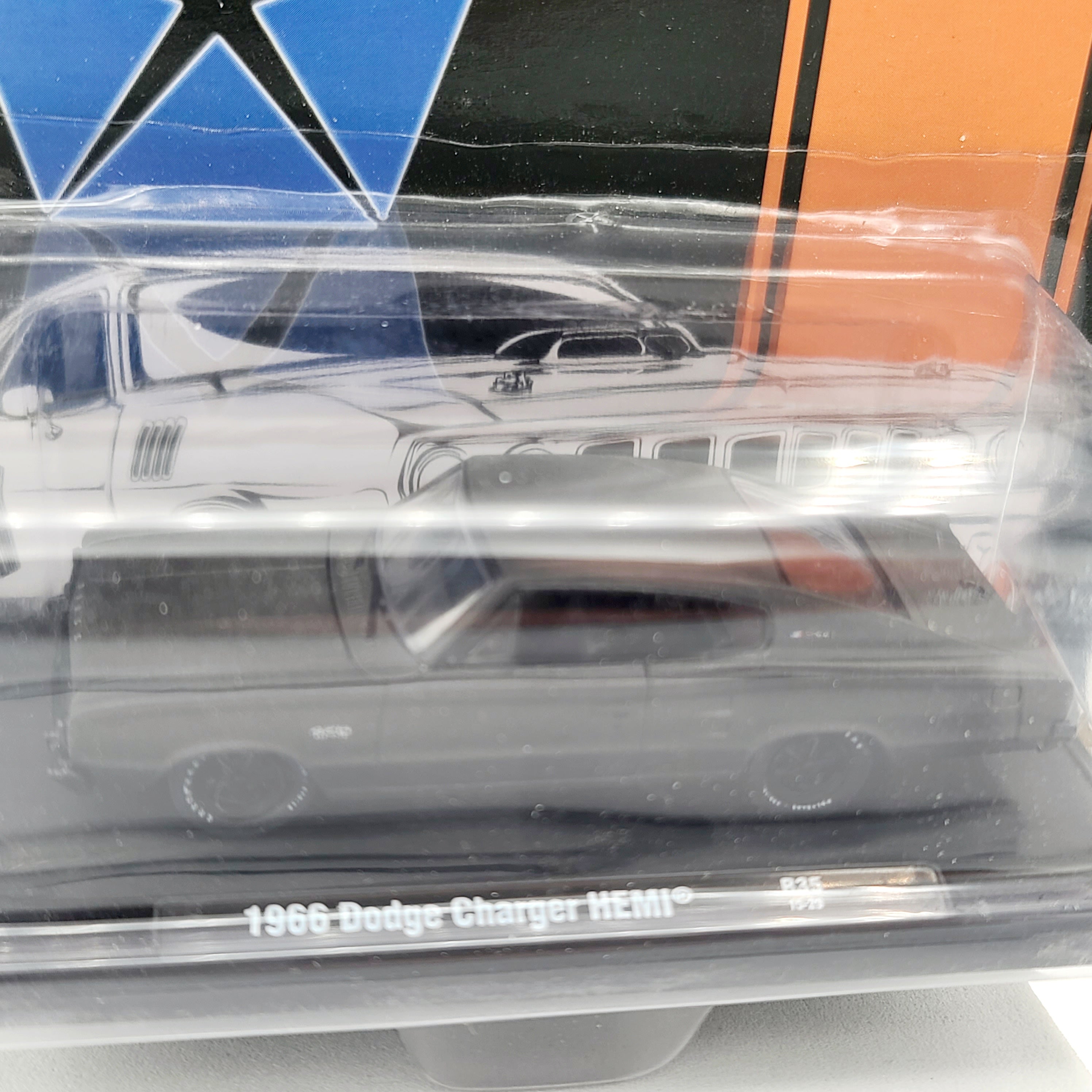 M2 Machines '66 Dodge Charger HEMI - 1:64, Frozen Black Pearl (2015 M2 Auto-Drivers Release 35)